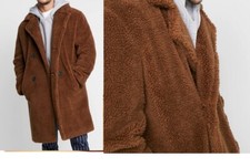 Topman Mantel Schaf Pelz Kunst WIE NEU  Schäfer Woll Fell Trend 2022 23I Gr