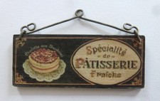 Werbeschild "SPECIALITE DE