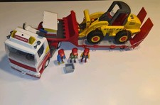 Playmobil Tieflader mit Raupe