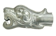 Löwenkopf Wasserspeier Titanzink d 30 Dachrinne Regenrinne Art.Nr.DKZ 30