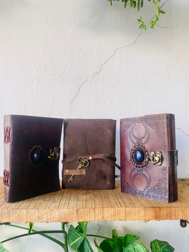 Ziege handmade leder tagebuch - leder,