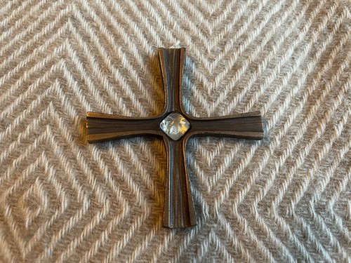 Altes bronze kreuz mit - bronze,