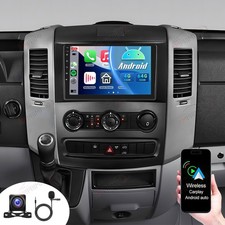Für VW Crafter 2006-2016 Carplay 4+64G Android 15 Autoradio GPS Navi WiFi +Kam