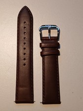 Uhrenarmband Original Fossil 20mm braun Schließe Edelstahl inklusive Federstege