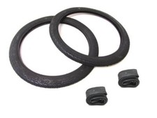 Moped Reifen Schlauch Satz (2 1/2 x 16 Zoll) 2,50-16 für Zündapp Hercules Mofa