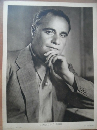 Benjamino gigli kunstblatt - gigli,