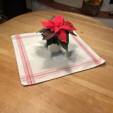 Rot Natur Mitteldecke Trockentuch NACHHALTIG Tischdecke Bierzeltgarnitur