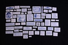 61 La Blanche Stempel Sprüche Bilder gemischtes Stempelset Basteln Scrapbooking