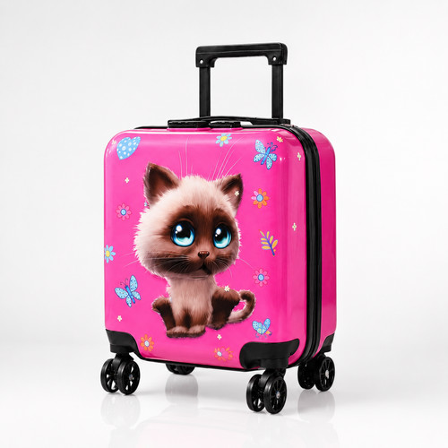 Kinderkoffer trolley rosa - trolley,