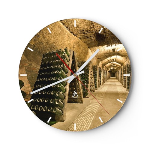Modern wanduhr 30x30cm rund - modern,