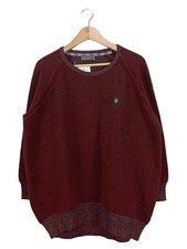 Claudio Campione Herren Pullover Rot Gr. 54/XXL Casual Strukturmuster