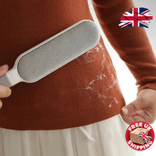 Doppelseitiger Tierhaarentferner Fusselbürste Katze Hund Fell Kleidung Sofa Reiniger UK