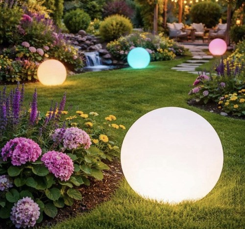 Solar led kugel 30cm - solar,