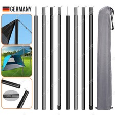 2x 2m Teleskop Zeltstangen