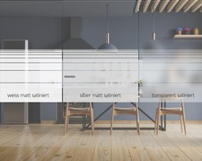 28,76€/m² Fensterfolie STREIFEN Milchglasfolie Sichtschutz Design Folie FD0001
