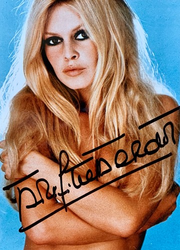 Brigitte bardot handsigniertes - brigitte,