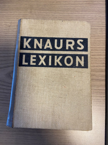 Knaurs lexikon von 1953 - lexikon,