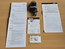 IBM ThinkPad T40, X30 lenovo 65W Netzteil, HDD-Rahmen, Trackpoint, Doku, Zubehör