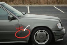 W124 AMG Sacco Emblem Logo Pre