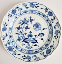 Meissen Porzellan Zwiebelmuster Teller, 2. Wahl, Servierteller