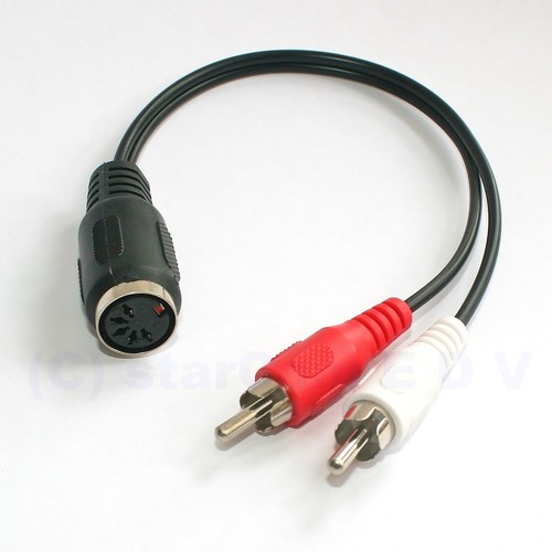 Audio adapter cinch rca - cinch,