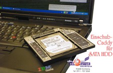 60 GB FESTPLATTE + CADDY =  2