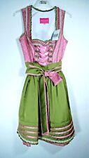 55 cm Dirndl rosé/oliv von