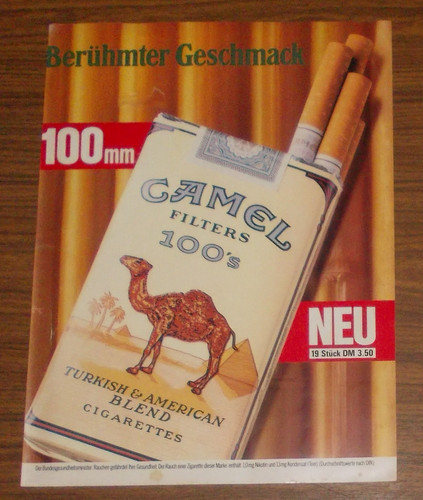 Seltene werbung camel filter - camel,
