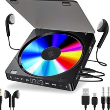 Wiederaufladbarer MP3 CD-Player mit 8 Stunden Spielzeit und Anti-Schock-Funktion