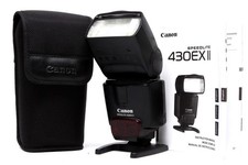 Canon Speedlite 430EX II Aufsteck Blitz für Canon EOS und R Kameras + Zub.