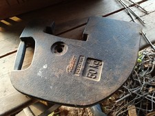 Traktor Frontgewicht Gewichtsscheiben 8x50 kg + Mittelstück mit Anhängekupplung