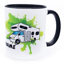 Camping Camper Tasse mit Name