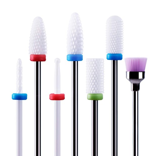 Keramik nagelfräser bits set - nagelfräser,