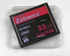 32 GB CF Compact-flash Card Speicher-Karte SanDisk Extreme 60 MB/s UDMA Kamera
