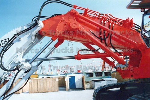 Lkw foto mobile excavator - foto, rot