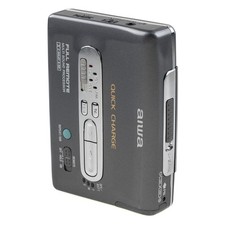Aiwa HS-PX547 Cassette Player grau mit neuen Riemen