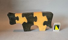 vintage Antonio Vitali design Holz KUH Ravensburger puzzle wooden toy cow