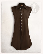 Tilly Weste Wolle braun