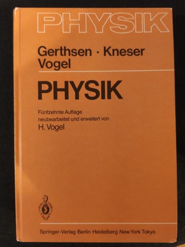 Gerthsen vogel physik ein - physik,