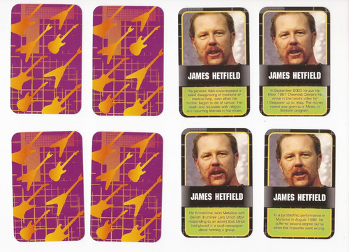 James hetfield cards - hetfield, 4