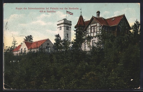 Ansichtskarte pulsnitz - ansichtskarte,
