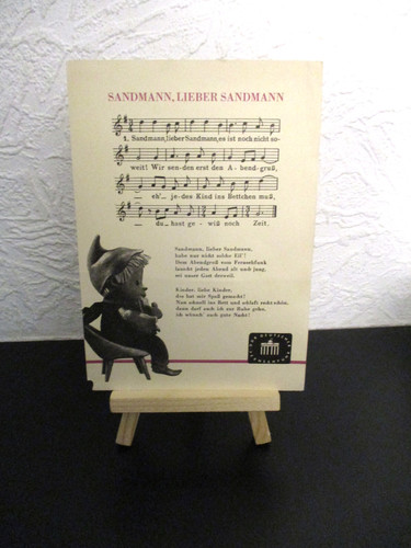 Original gesangkarte - gesangkarte, “