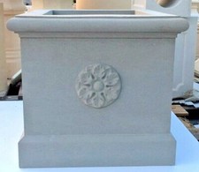 🔶Pflanzschale Pflanztrog Pflanztopf Capri Sandstein Stein Steinkunst BLACKFORM