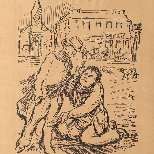 Alfred kubin lithographie - alfred,