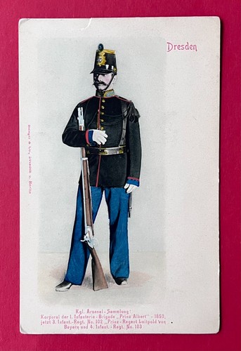 Militär dresden 1900 - um,