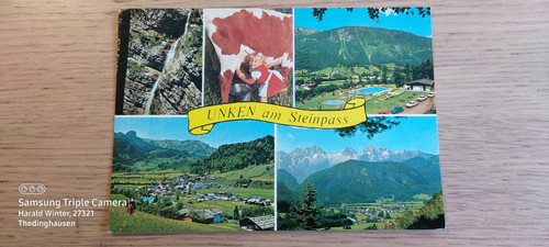 Postkarte unken steinpass - postkarte,