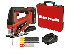 Einhell Akku Stichsäge TC-JS 18 Li 2,5Ah mit Koffer und Sägeblättern Pendelhub 