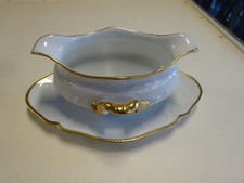 Rosenthal Classic Rose Sanssouci mit Goldrand Sauciere Einteilig 25cm