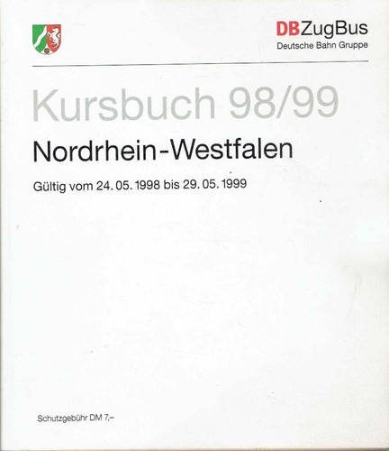 Eisenbahn kursbuch 1998 - eisenbahn,