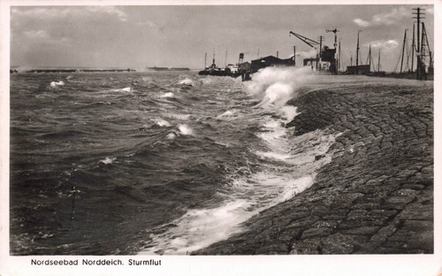 Norddeich sturmflut - norddeich,